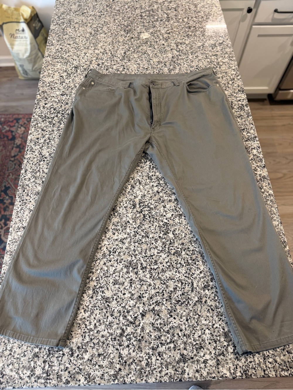 Men's Gray Casual  5 pocket pants